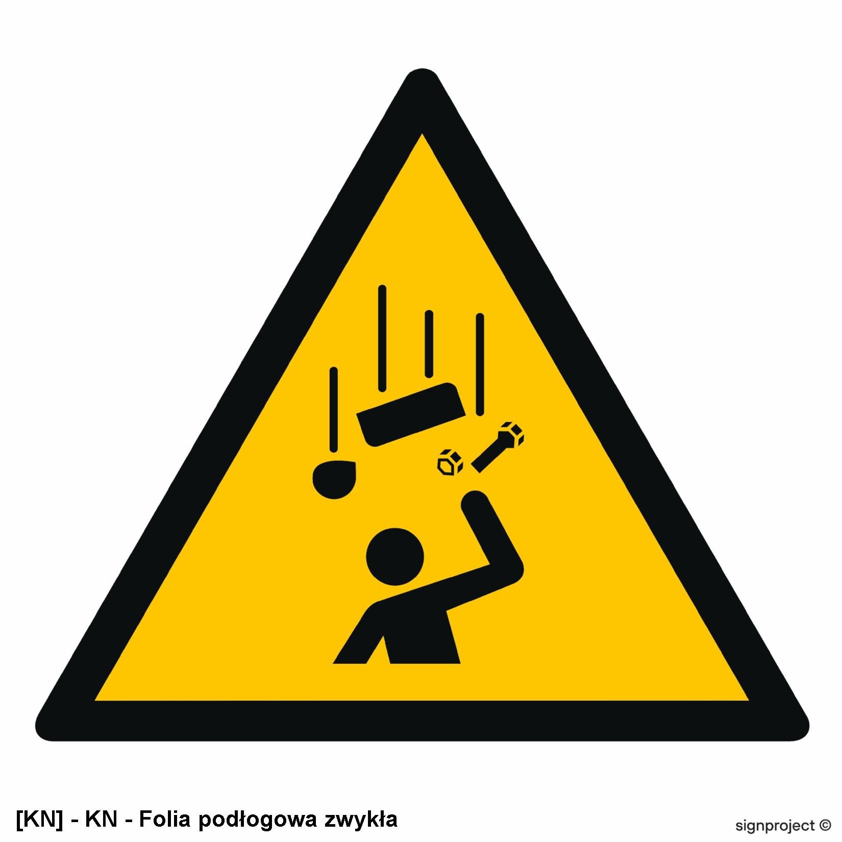 GD035 - Ostrzeżenie przed spadającymi elementami 350x350