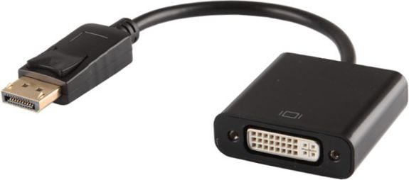 Adapter AV Savio DisplayPort - DVI-I czarny (CL-91)