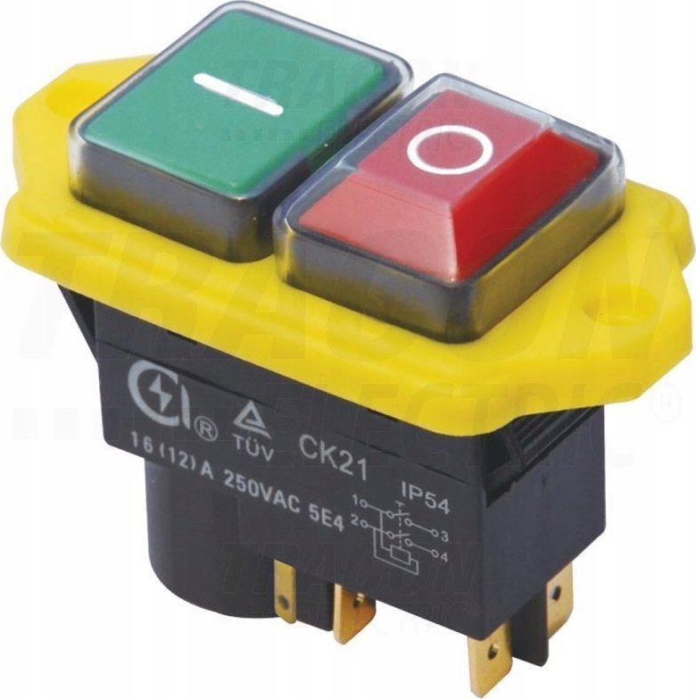 Tracon Electric Przekaźnikowy wyłącznik bezpieczeństwa SSTM-045