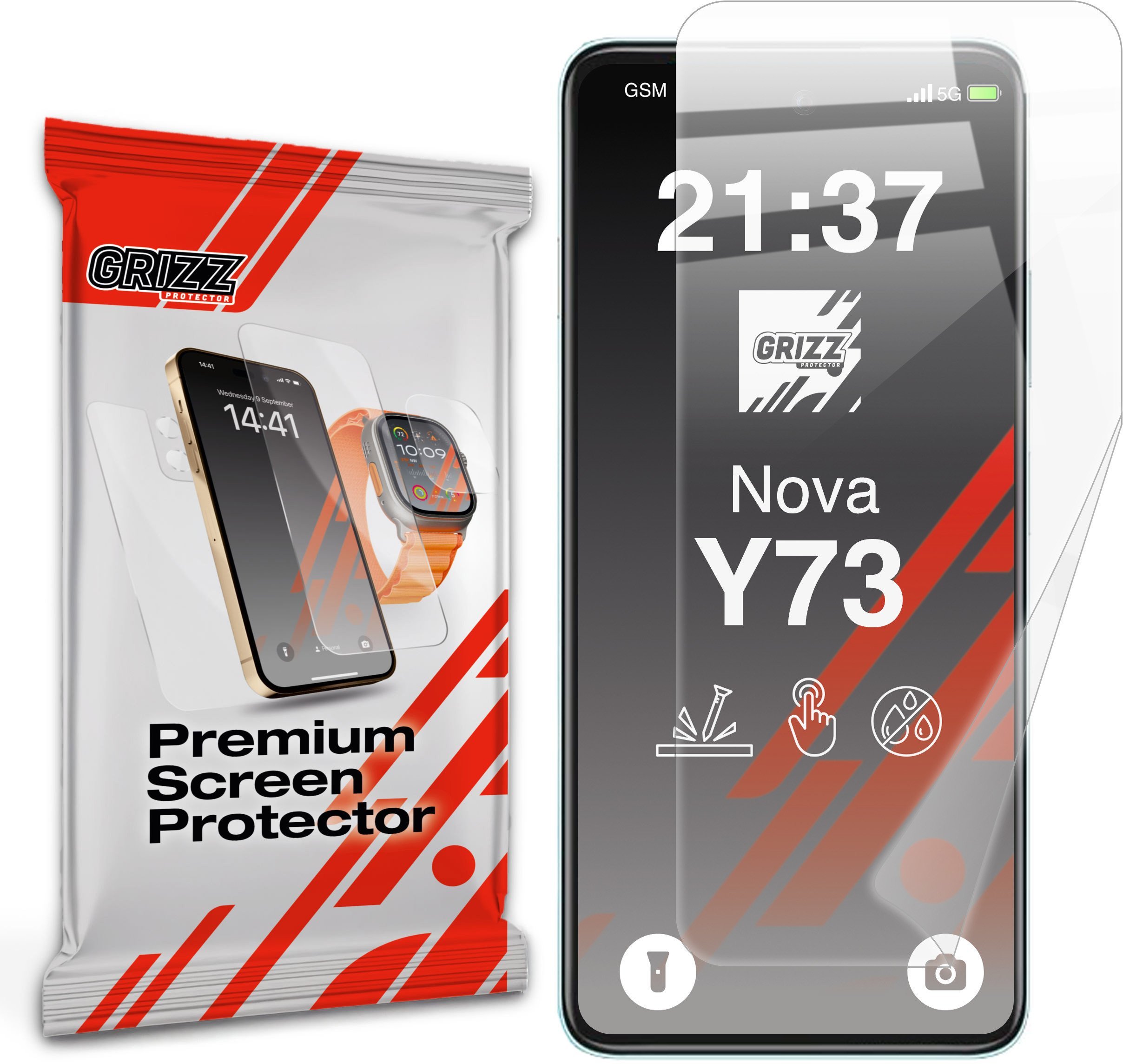 Folia ceramiczna GrizzGlass CeramicFilm do Huawei Nova Y73