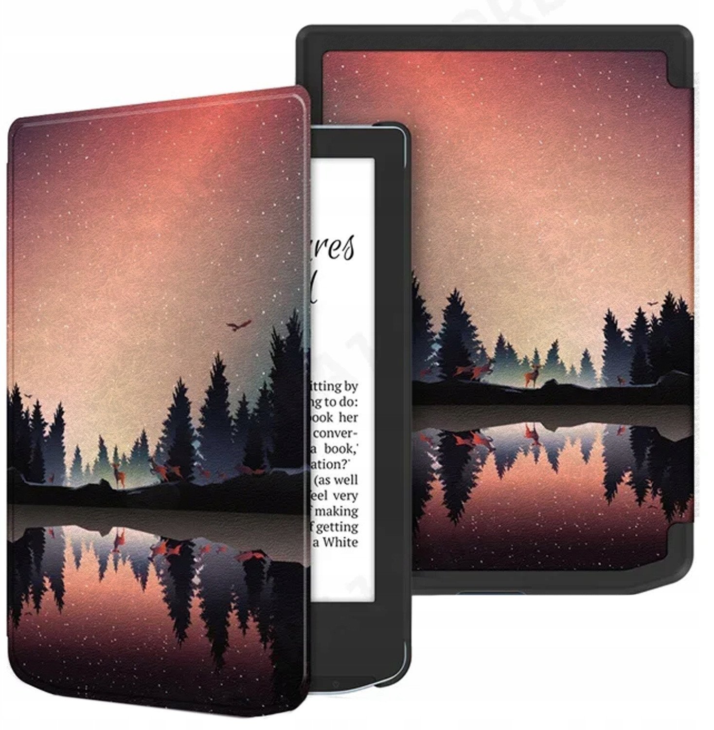 Etui Graficzne do PocketBook Verse Pro 629 634 (Night lake)