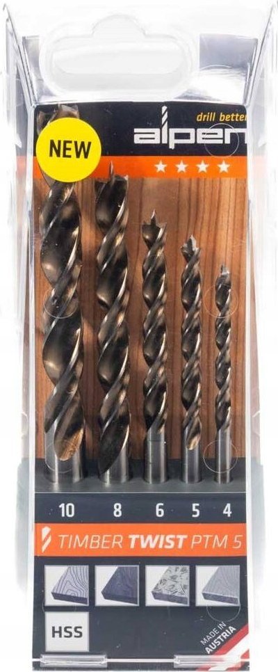 Wiertło Alpen Alpen Cassette TIMBER TWIST PTM