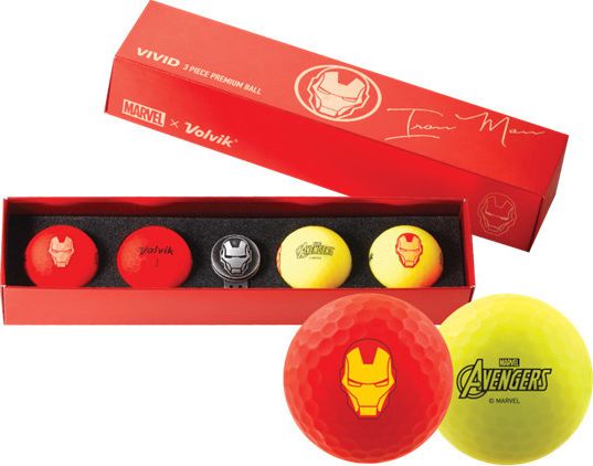 Volvik Piłki golfowe VOLVIK + MARVEL Iron Man