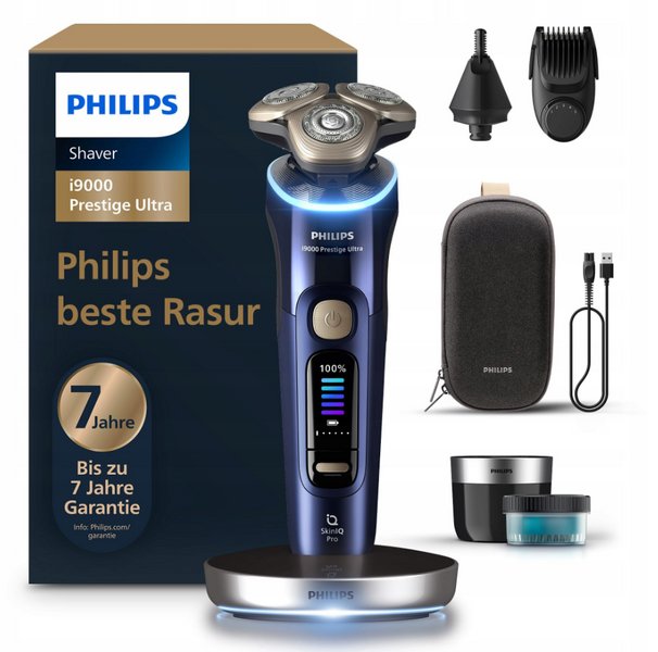 GOLARKA MĘSKA PHILIPS SHAVER I9000 PRESTIGE ULTRA XP9401/38 ZESTAW Z ETUI