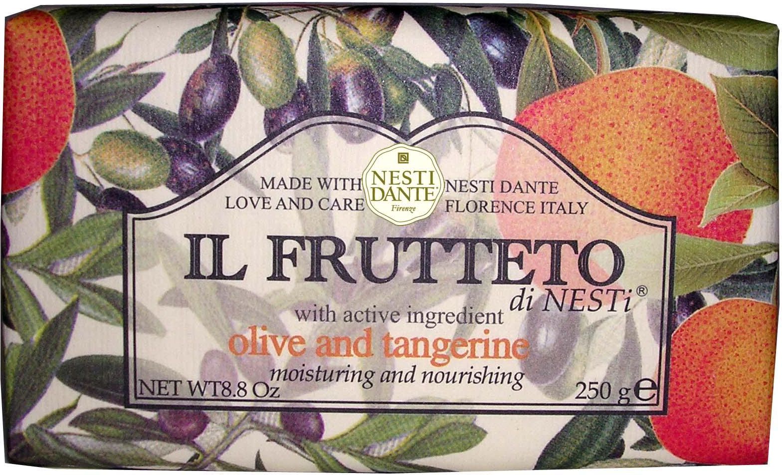 Nesti Dante Il Frutteto Olive And Tangerine mydło toaletowe 250g