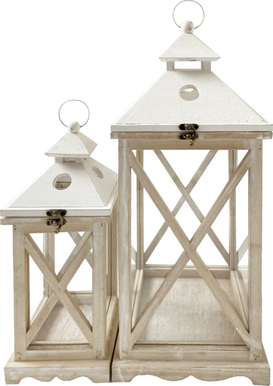 Latarnia drewniana wanilia L