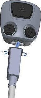 Charge Amps Podwójny uchwyt montażowy 60mm do Charge Amps Aura CA-130090