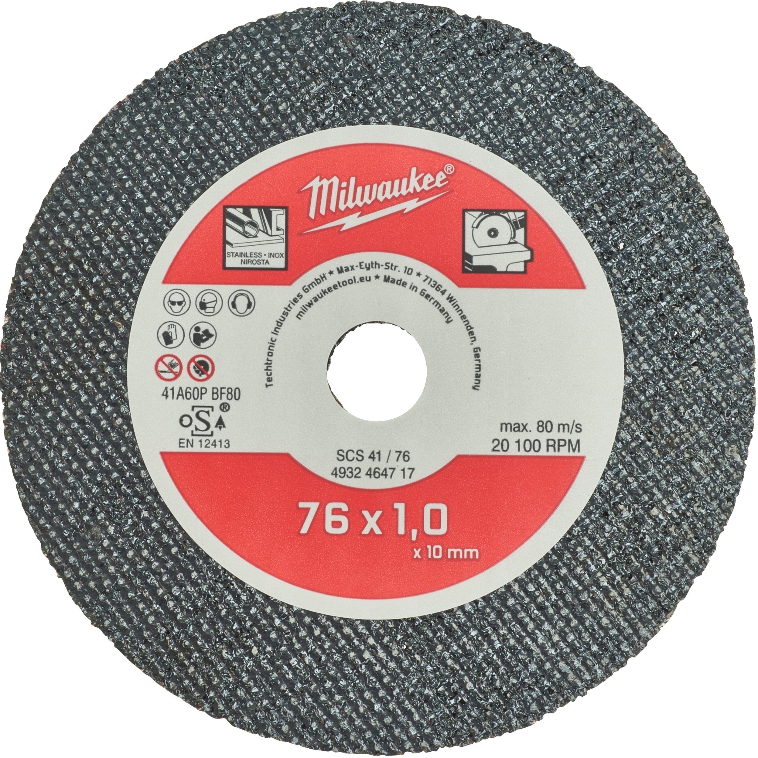 Milwaukee Tarcze tnąca do metalu 76 mm 4932464717