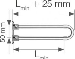 KAN-therm kolano zacisk ze wspornikiem 300mm 18x2.5 (1109068034)
