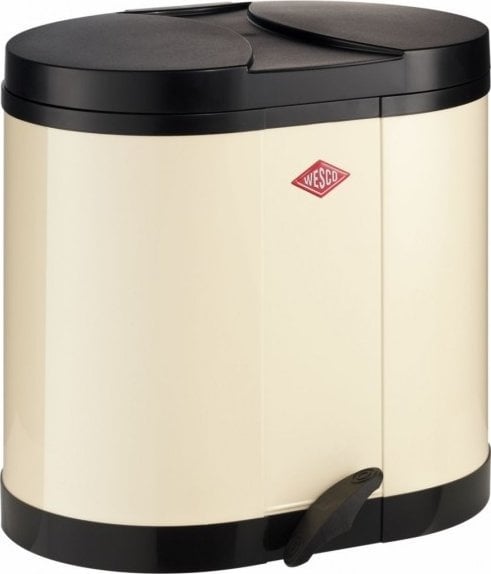 Kosz na śmieci Wesco Kosz na śmieci beżowy 2x15l BETA Wesco