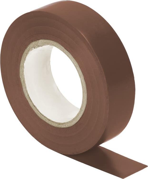 Orno Zestaw 10 taśm izolacyjnych 19mm, brązowa, uniepalniona, grubość 0,13mm, długość 20m