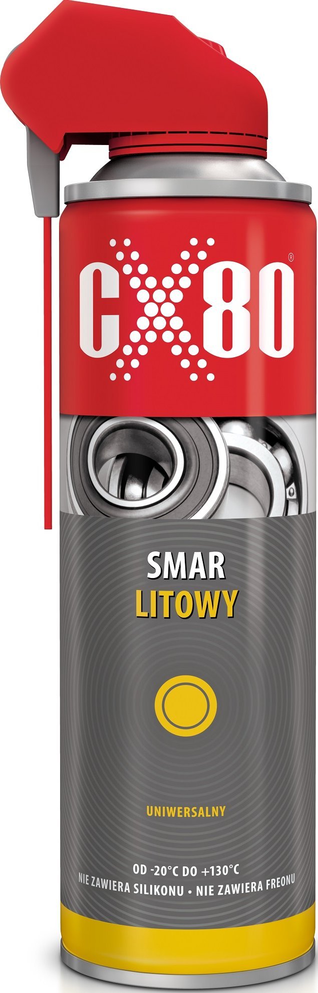CX80 SMAR LITOWY UNIWERSALNY DUO SPRAY 500ML