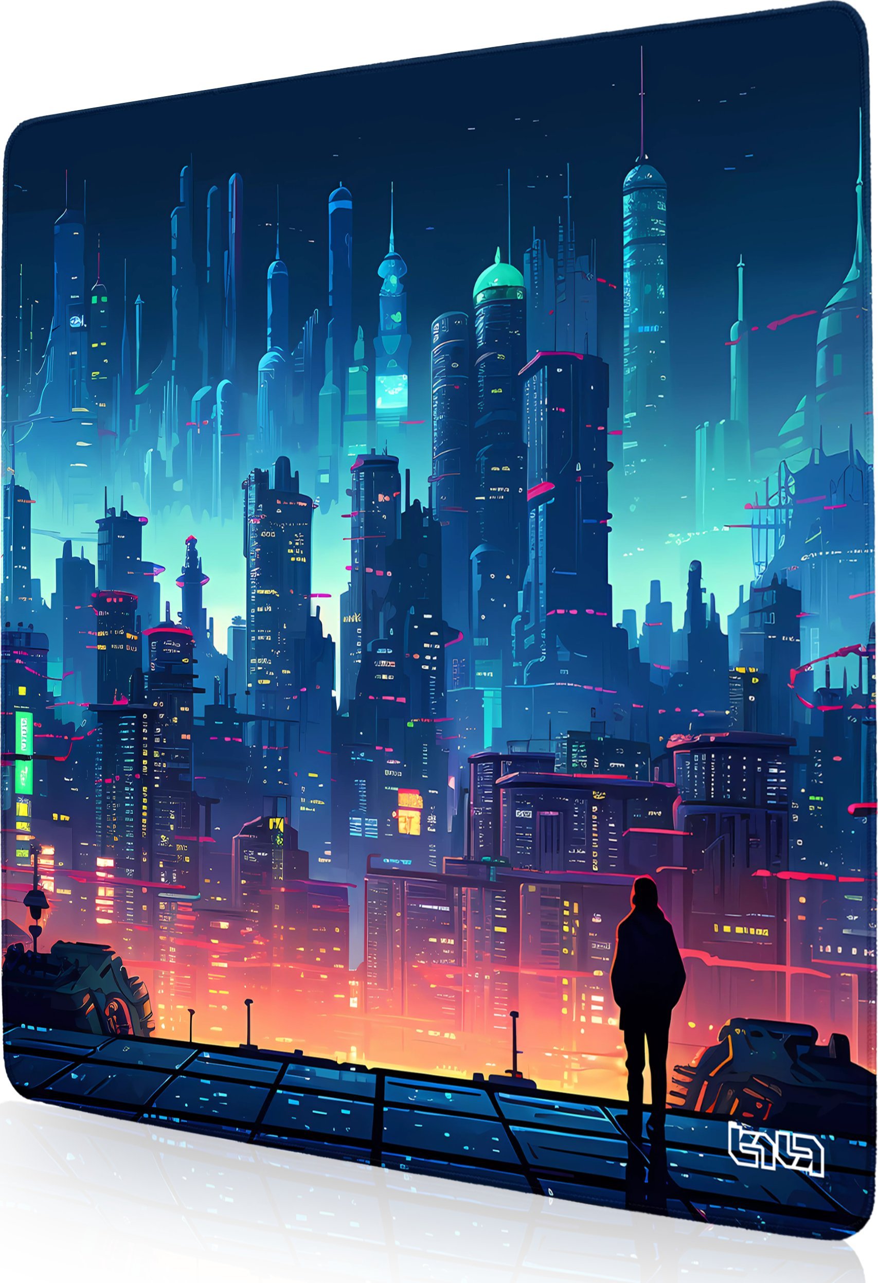 Podkładka Tilt PODKŁADKA GAMINGOWA Retro Cyberpunk 50x50 TILT XXL Gamingowa Na biurko