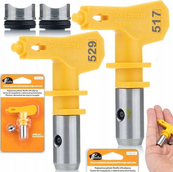 Rosfix Rosfix Dysza malarska do agregatu 529 + Dysza Malarska Rosfix Ultra Spray Model 517
