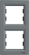 Schneider Electric Ramka 2-krotna pionowa stal (EPH5810262)