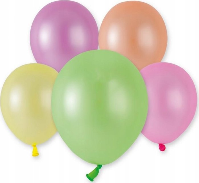 Arpex Balony pastelowe fluorescencyjne 12,5cm 100szt