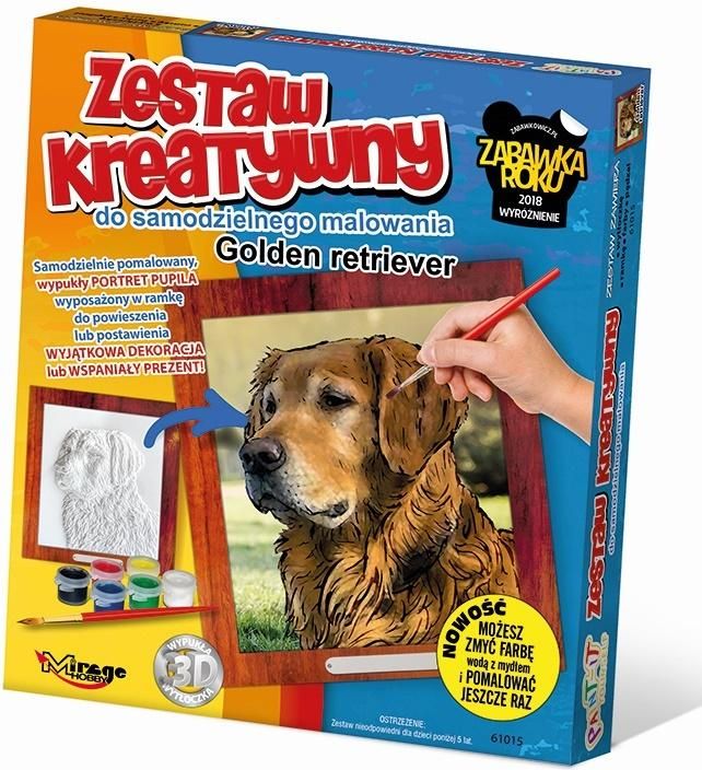 Zestaw Kreatywny do malowania Golden Retriver