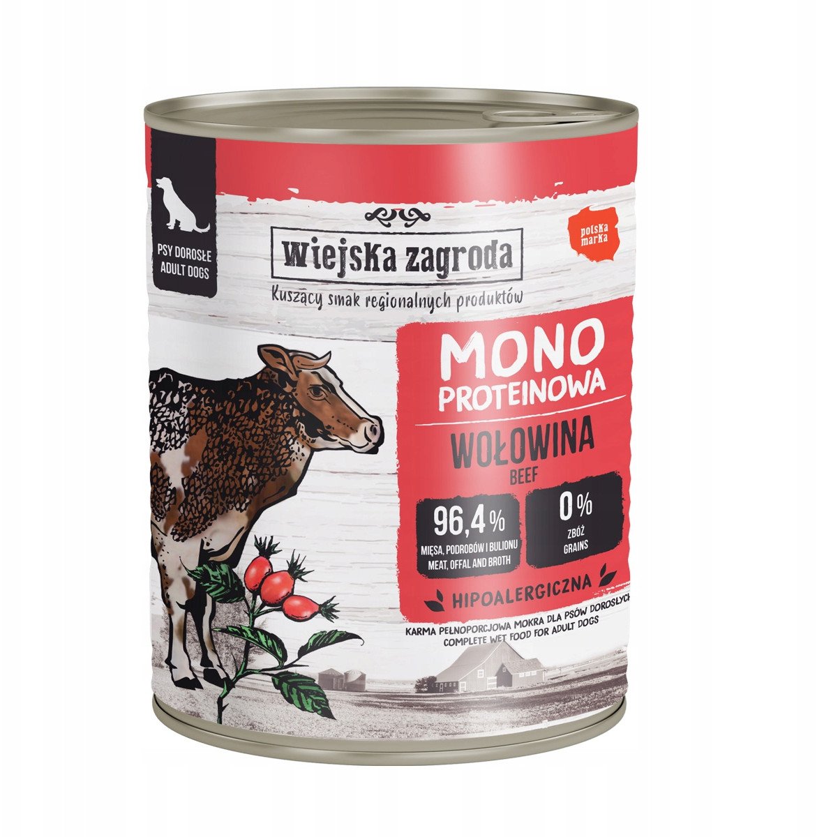 Wiejska Zagroda Monobiałkowa z wołowiną 800g