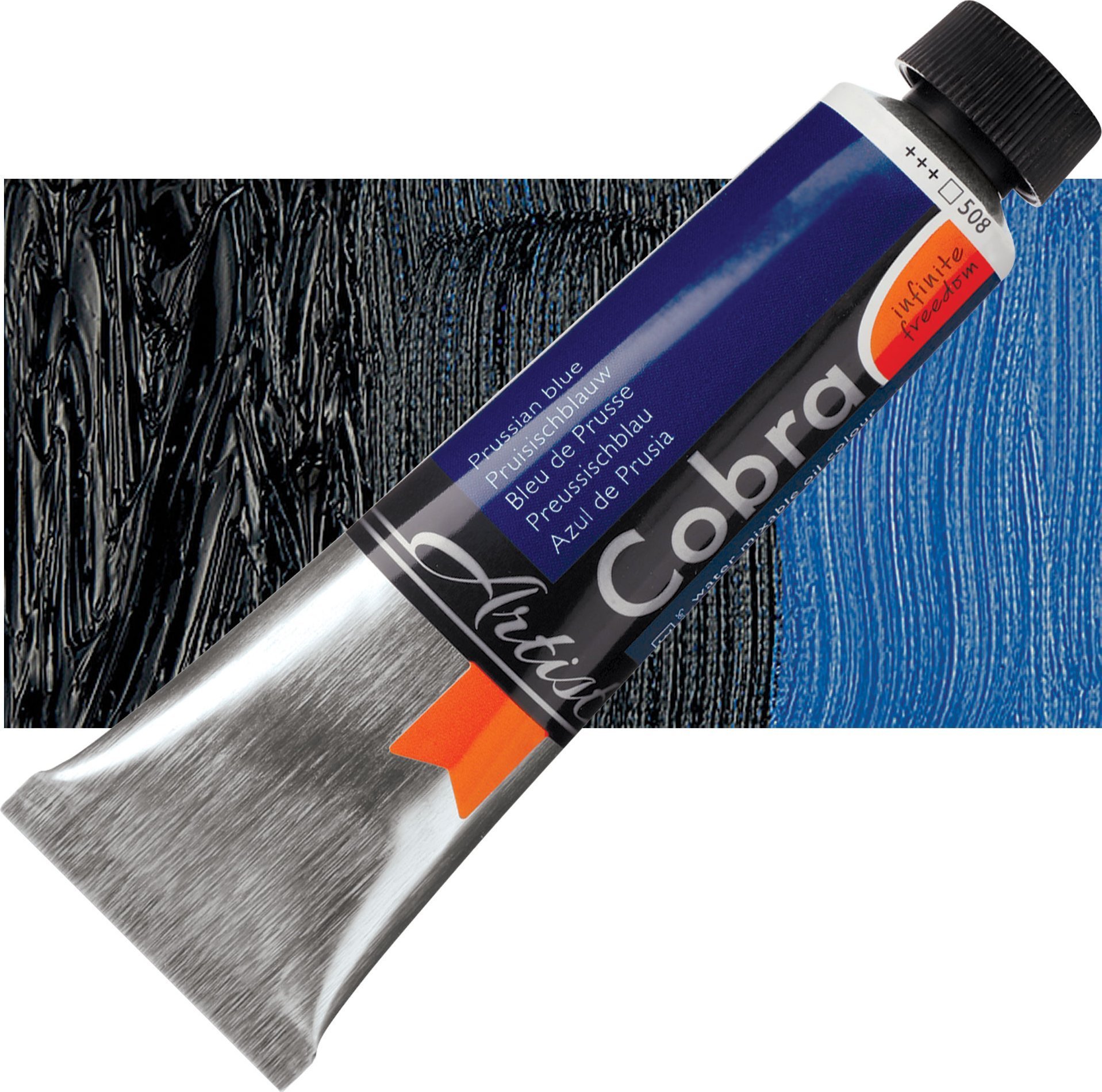 Cobra Cobra Artist Water-Mixable Oil Colour Tube Prussian Blue 508