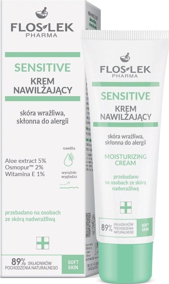 Floslek Sensitive krem nawilżający do twarzy 50ml