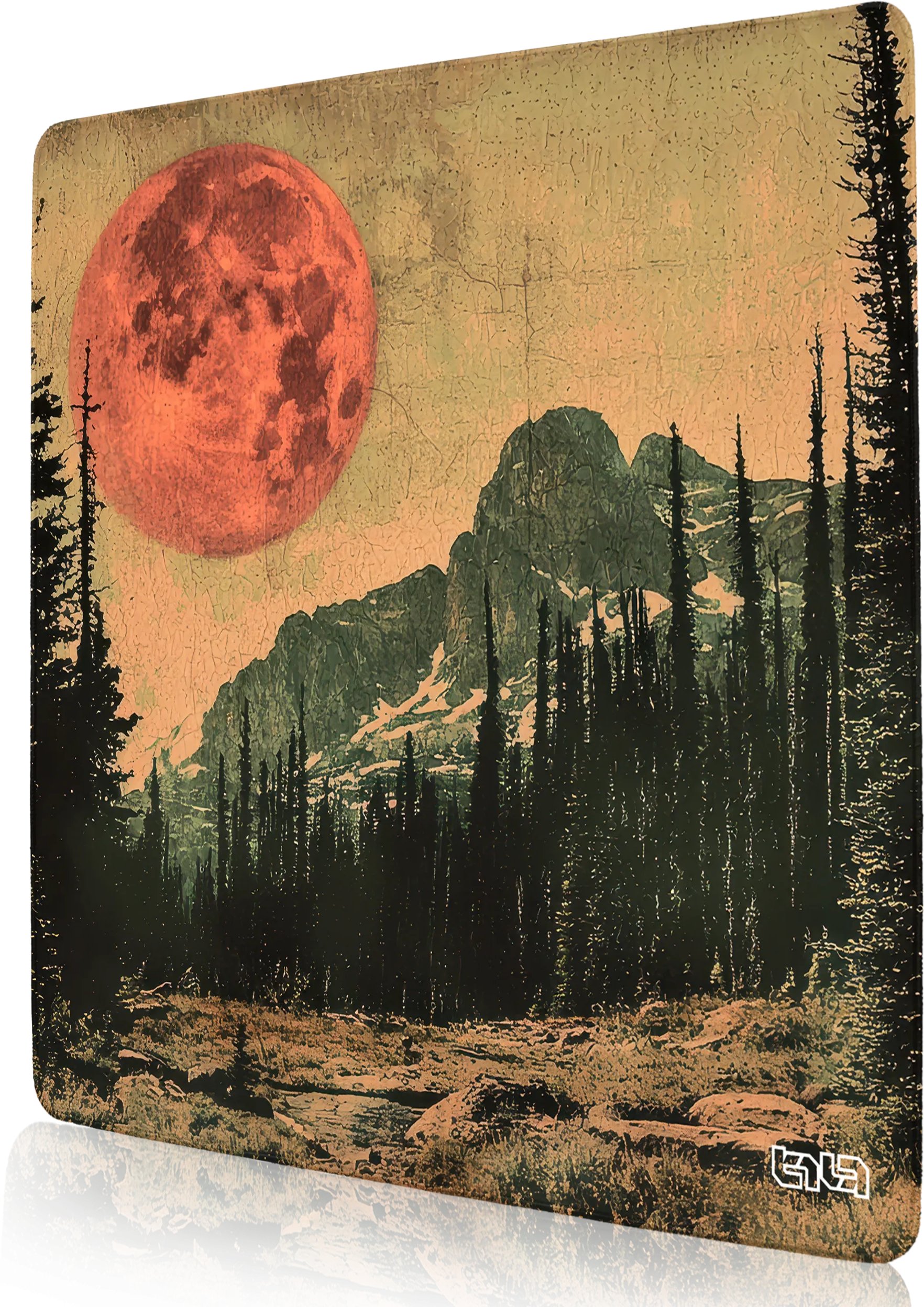 PODKŁADKA POD KLAWIATURĘ Karmazynowy Księżyc 30x30 TILT Wytrzymała Prezent