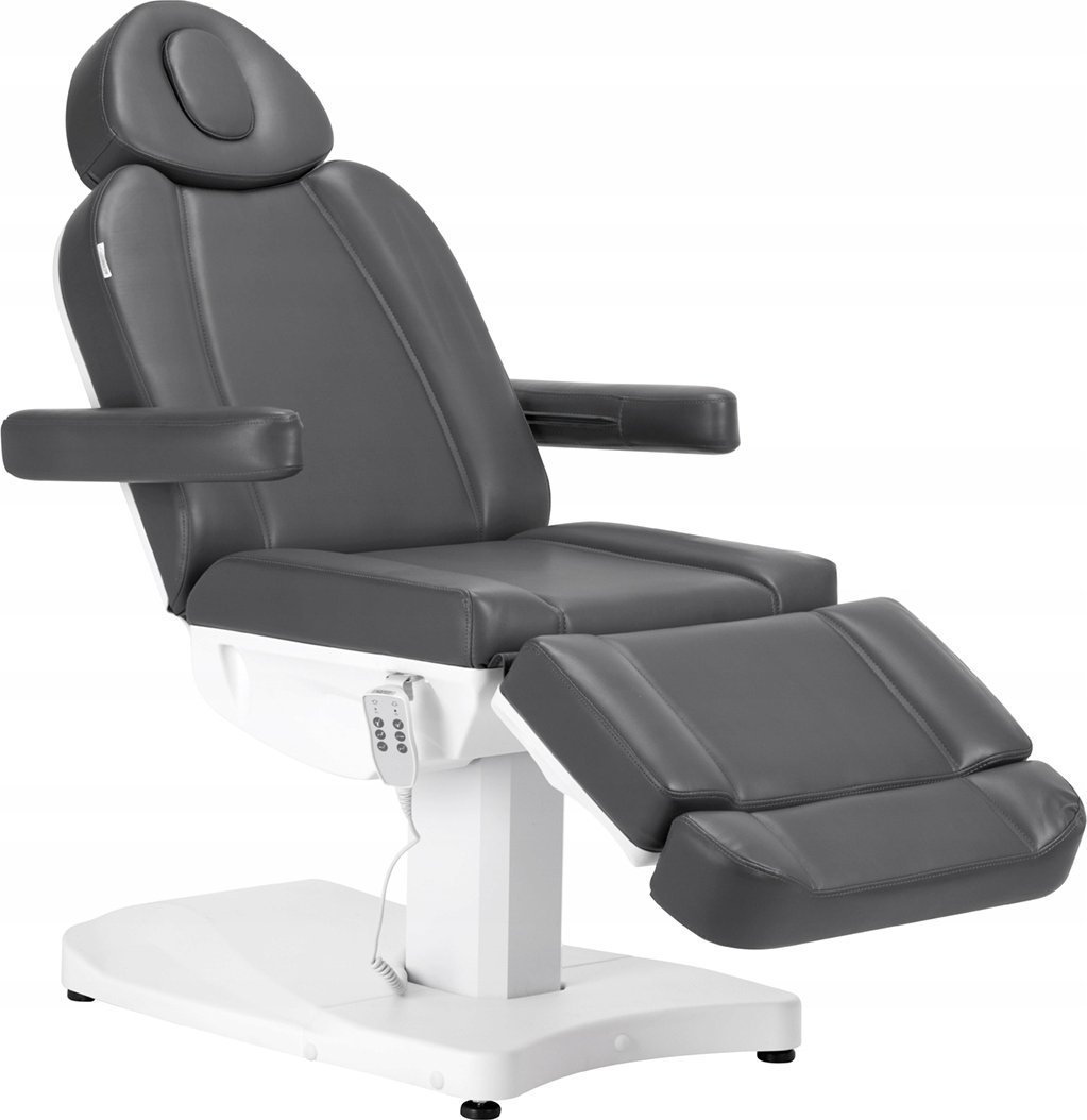 Activeshop Fotel kosmetyczny elektr. Azzurro 803D 3 siln. szary