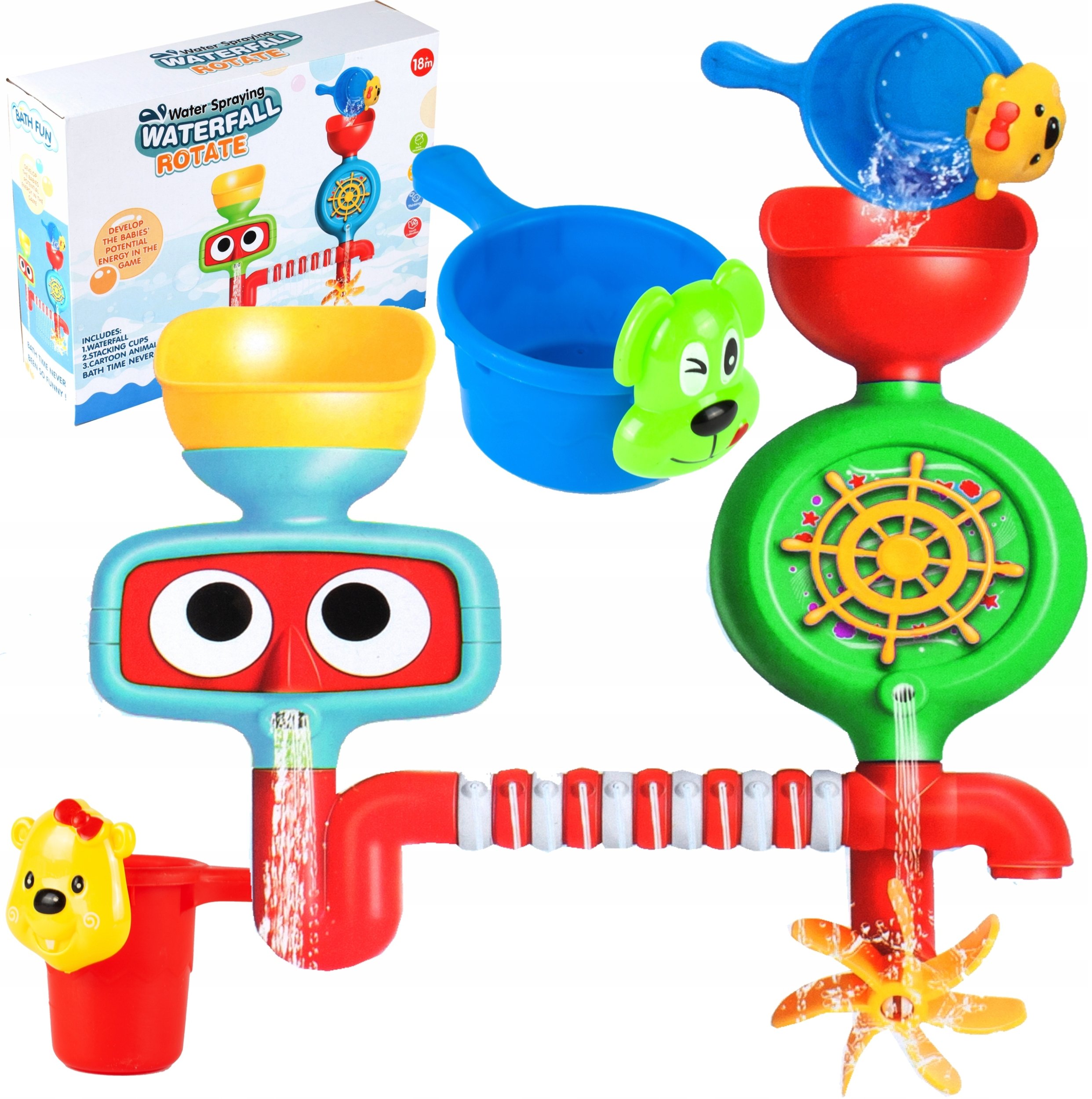 Zabawka Do Kąpieli Przelewowa Z Wodospadem