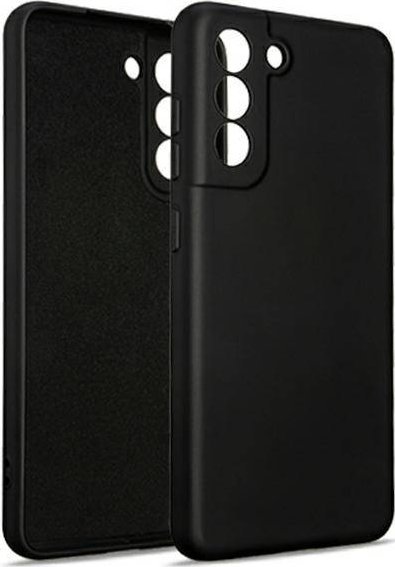 Beline Beline Etui Silicone Samsung S21 FE czarny/black