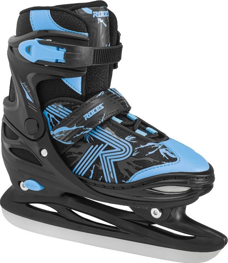 Roces Łyżwy Roces Jokey Ice 3.0 Boy czarno-niebieskie 450707 01 26-29