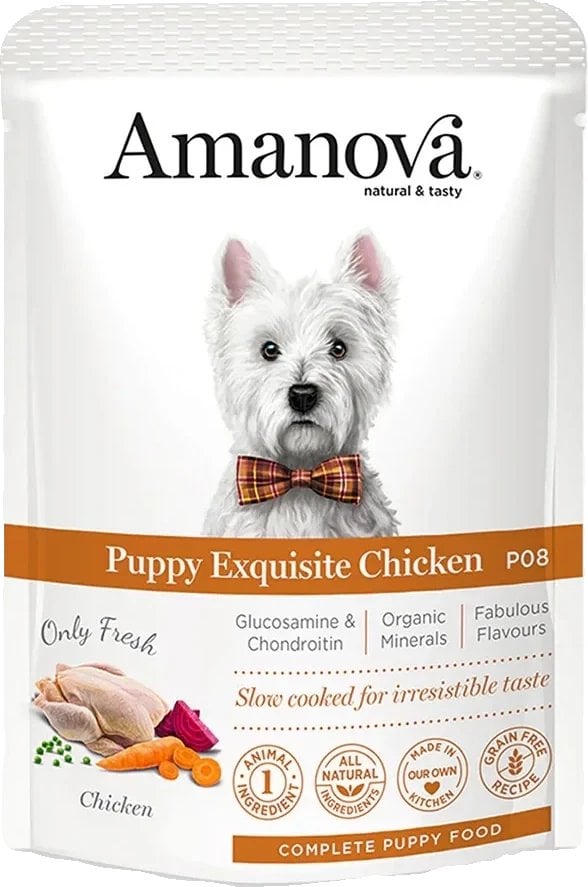 Amanova Puppy Exquisite Chicken saszetka 100g