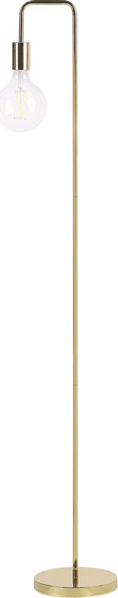 Lampa podłogowa Shumee Lampa podłogowa metalowa złota SAVENA