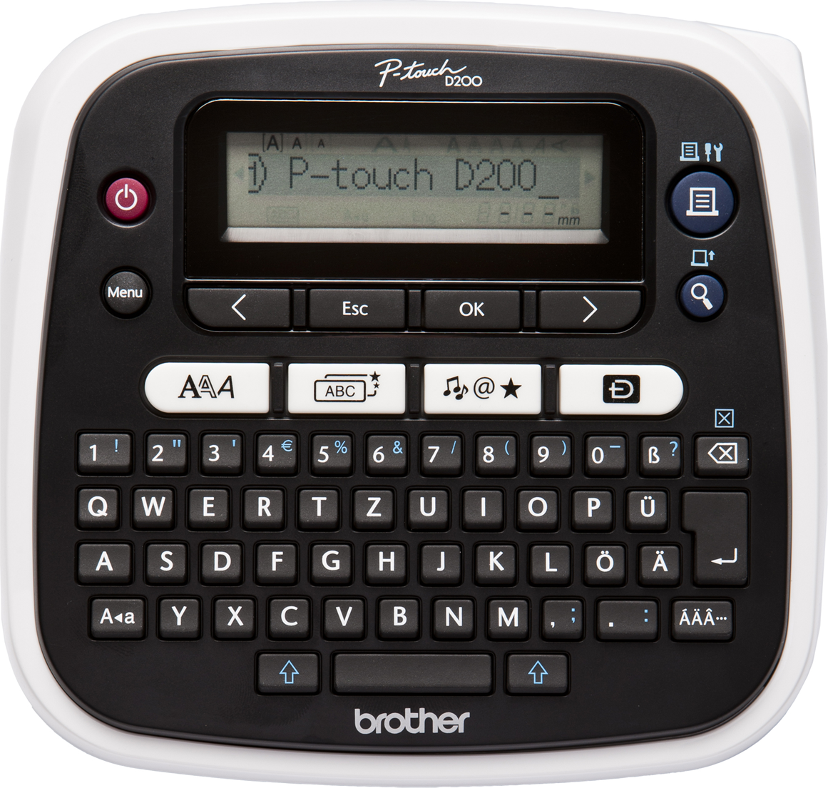 Drukarka etykiet Brother PTD200BW (PTD200BWZG1)