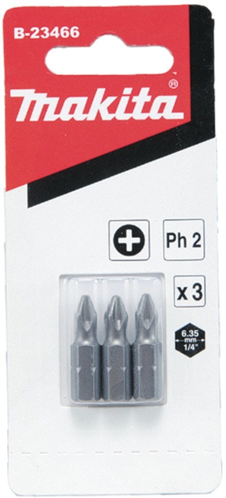 SCREW BIT PZ1,2,3X25MM 3 PCS