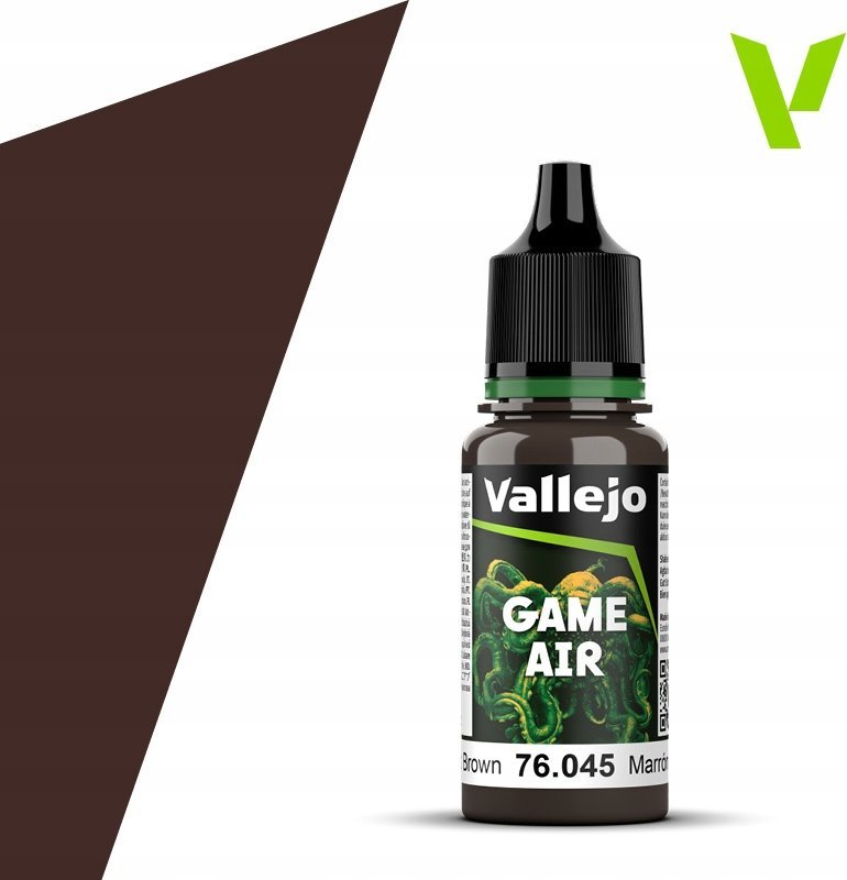 Vallejo Vallejo: 76.045 - Game Air - Charred Brown (18 ml)