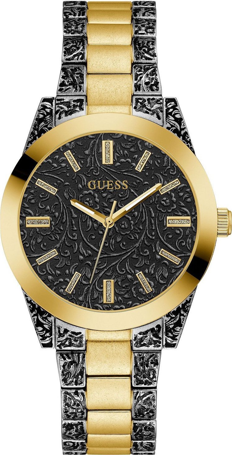 Zegarek Guess Zegarek męski Guess GW0303L1 czarny