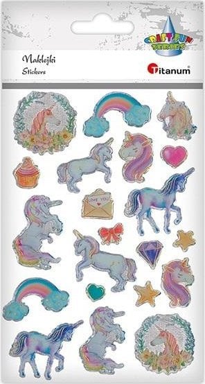 Teka Naklejki żywica transparent mix 21szt