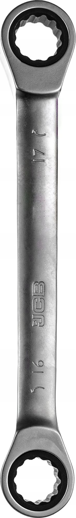 JCB Klucz oczkowy dwustronny z grzechotką 16x17mm