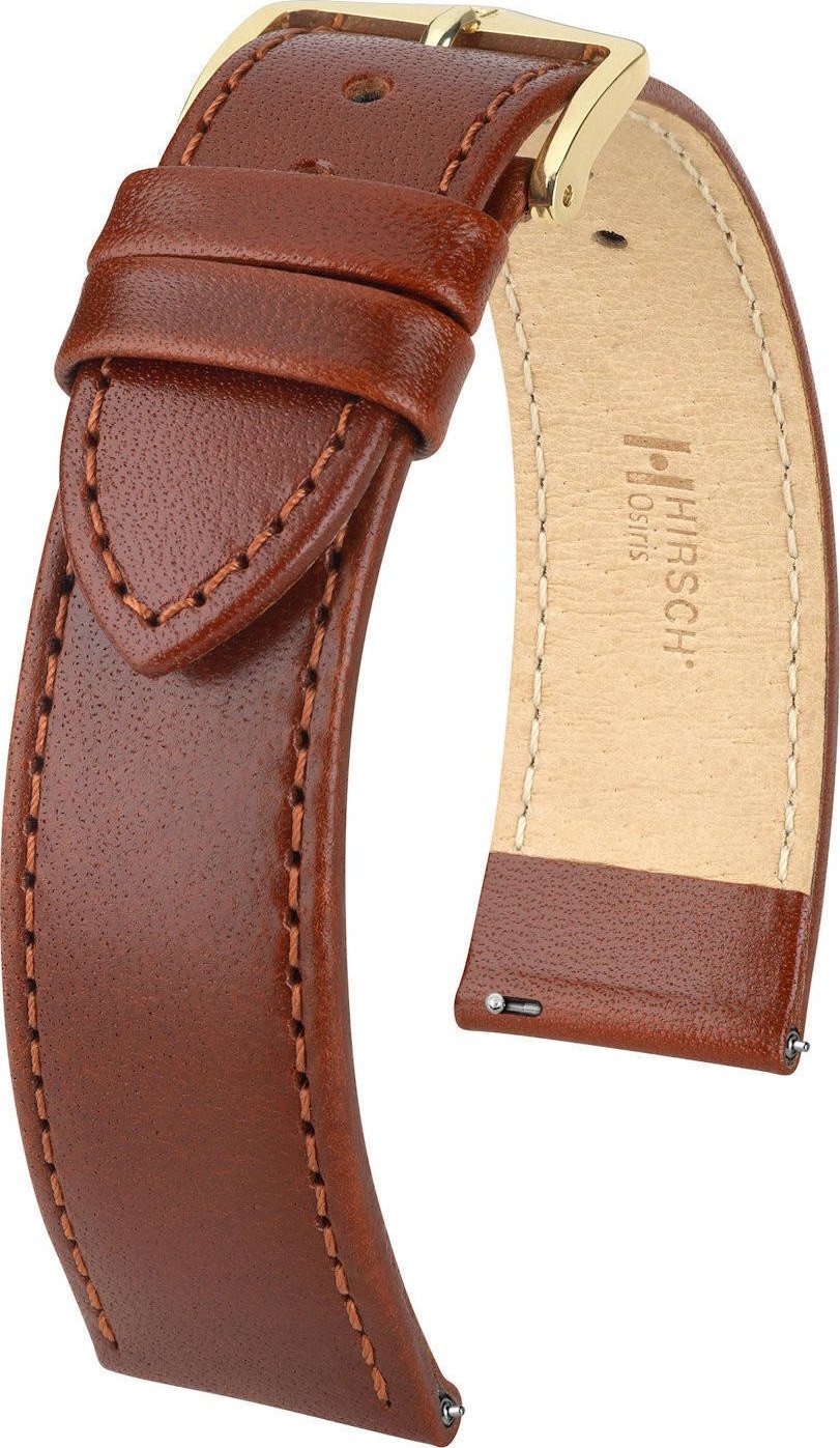 Hirsch Skórzany wodoodporny pasek do zegarka 20 mm HIRSCH Osiris 03475015-1-20