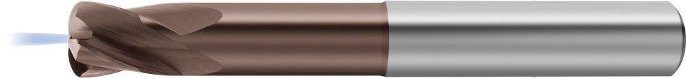 Frez pełnow. High-Feed 10,0mm 4-ostr., z chłodz.wew.Perrox,H,n.zakład długi G-Mold 65HF GHRING