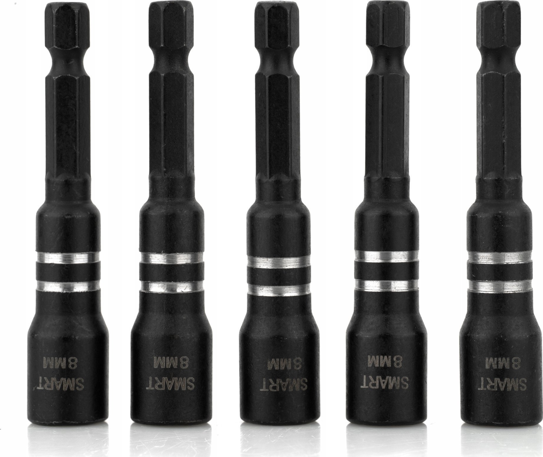 Smart Magnetyczne nasadki udarowe 1/4" 8mm 5 szt.
