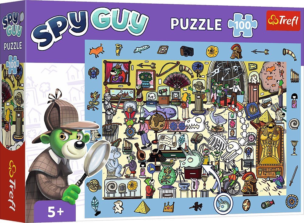 Trefl Puzzle obserwacyjne Spy Guy Muzeum 100 elementów