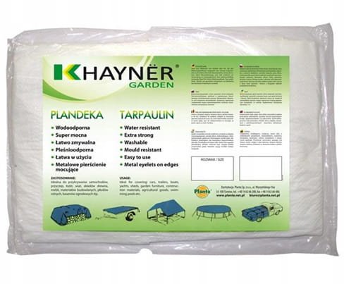 Plandeka okryciowa biała 2x3m Wytrzymała ochrona