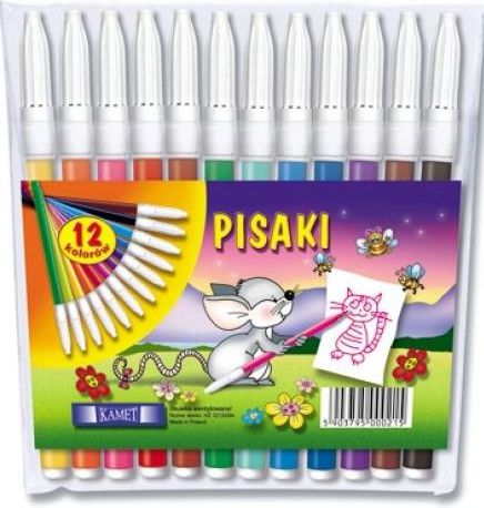 Kamet Zestaw flamastrów 12szt. (KM5002)