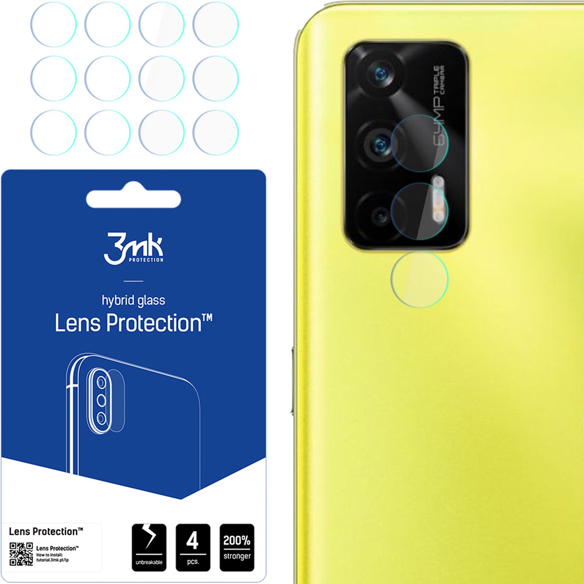 REALME Q3 PRO SPECIAL 5G - 3MK LENS PROTECTION