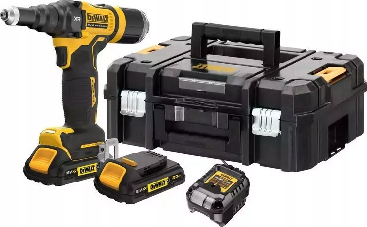 Dewalt NITOWNICA AKUMULATOROWA 10KN 25MM XR 18V 2*2.0AH
