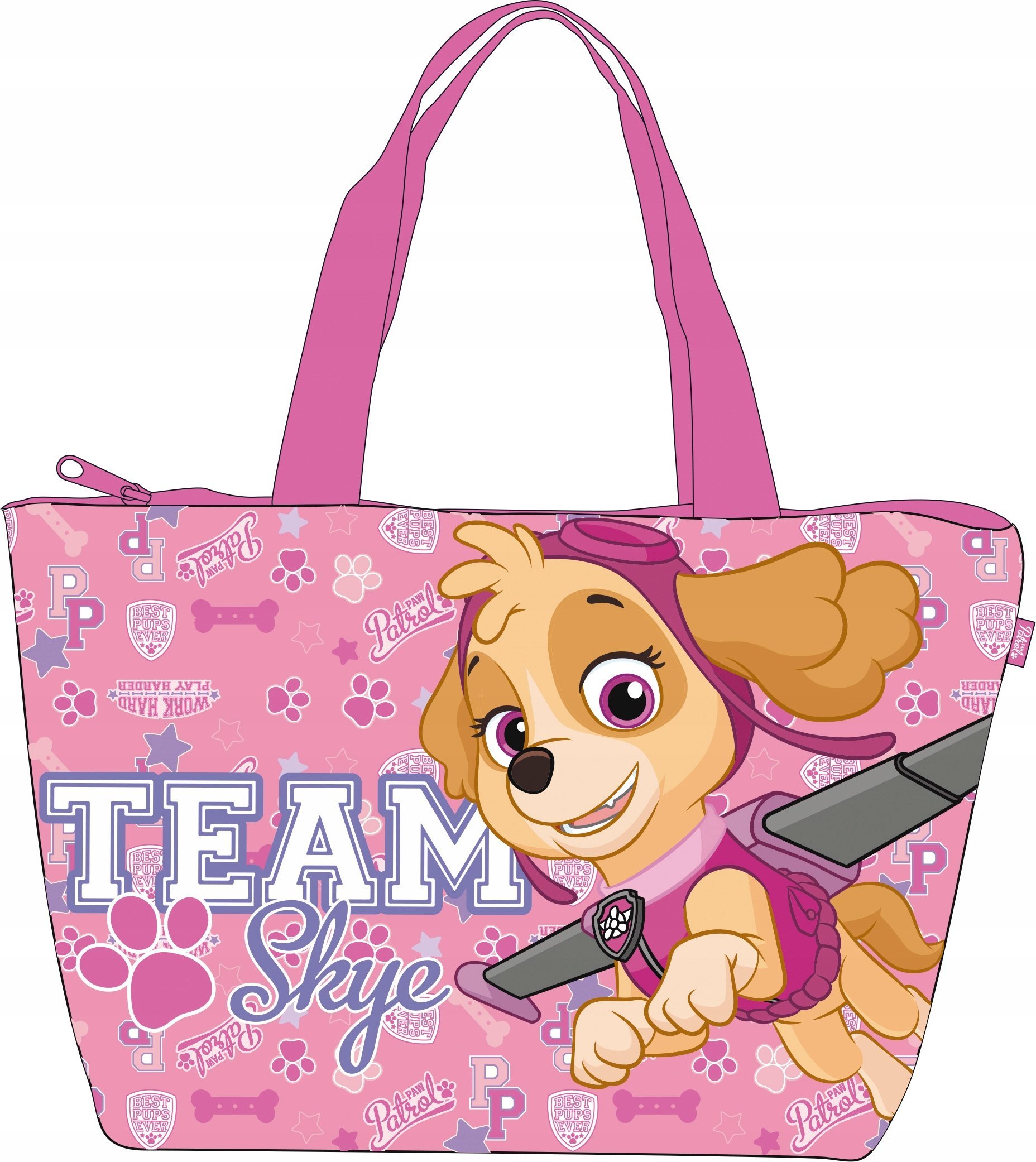 Arditex Torba plażowa na wycieczkę duża PSI PATROL SKYE