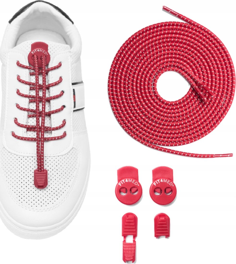 Fit4Med Sznurowadła Sznurówki Samozaciskowe Odblaski Kolor