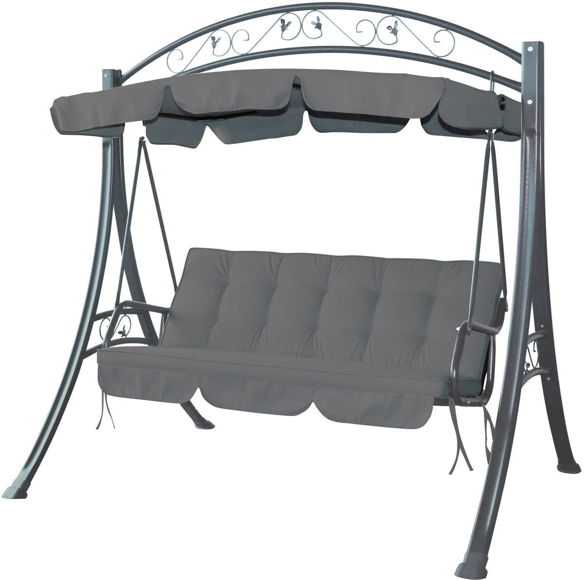 HUŚTAWKA OGRODOWA 3 OSOBOWA BLANCA 195X115X172 CM