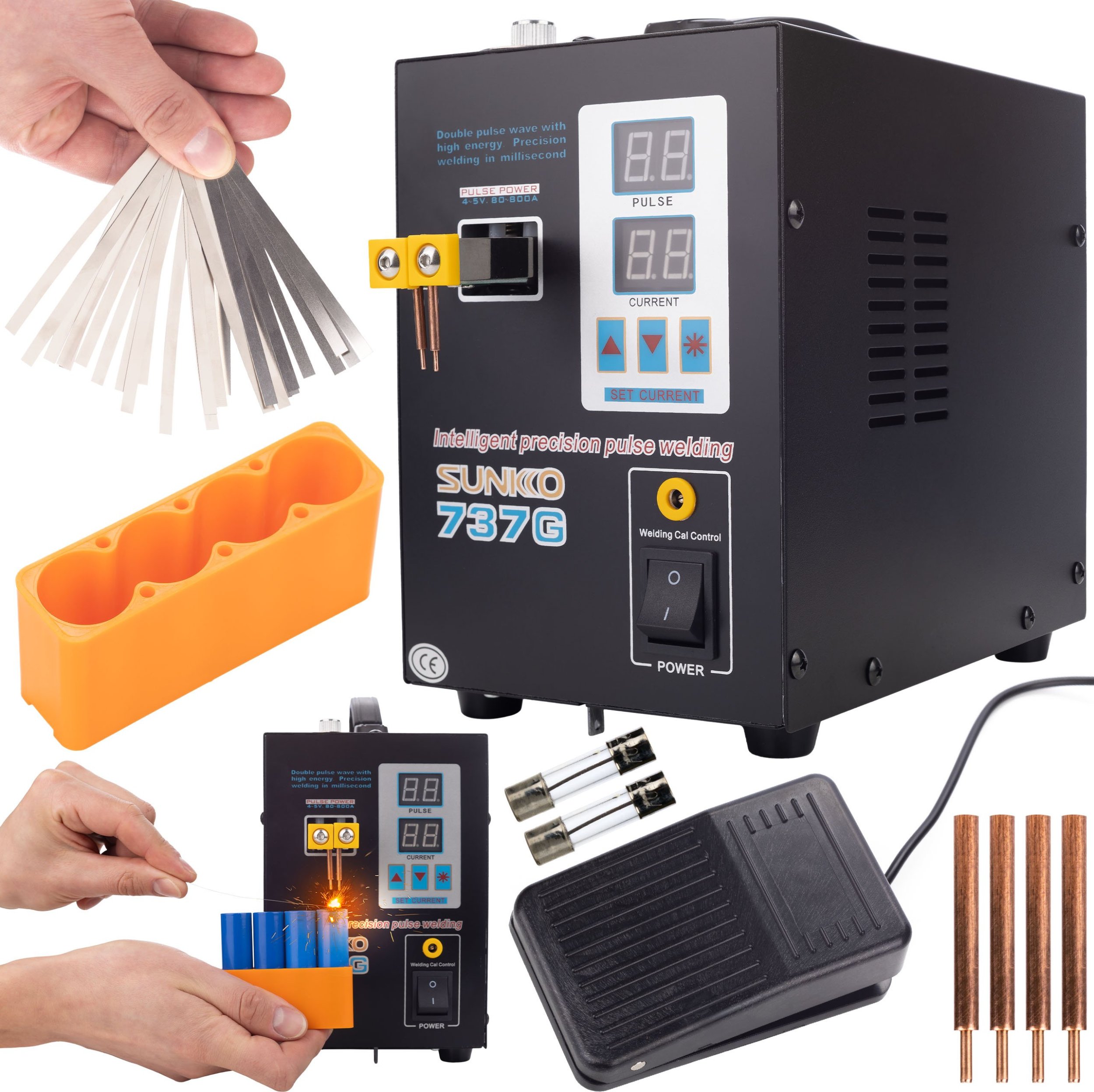 Rosfix ZGRZEWARKA IMPULSOWA SPAWARKA PUNKTOWA DO AKUMULATORÓW OGNIW SUNKKO 737G