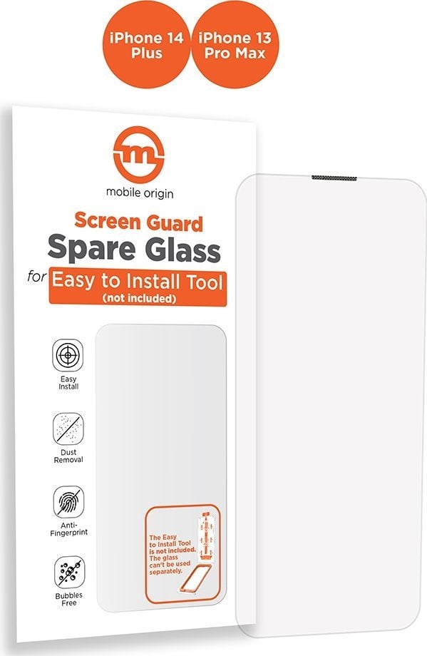 Mobile Origin Orange Screen Guard Spare Glass iPhone 14 Plus/13 Pro Max